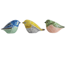Load image into Gallery viewer, Hand Painted Stoneware Bird
