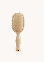 Load image into Gallery viewer, Tan Detangler Mini Hair Brush Medium Hair - Teleties
