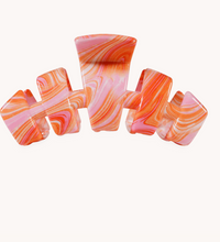 Load image into Gallery viewer, Just Keep Swimming Medium Classic Hair Clip -  Teleties
