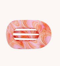 Load image into Gallery viewer, Just Keep Swimming Round Flat Hair Clip (Medium) - Teleties
