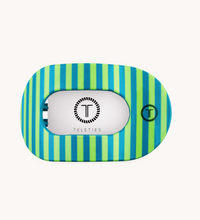 Load image into Gallery viewer, Cabana Cutie Round Flat Hair Clip (Medium)-Teleties
