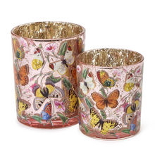 Load image into Gallery viewer, Multi Color Butterfly Votive Holder
