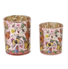 Load image into Gallery viewer, Multi Color Butterfly Votive Holder
