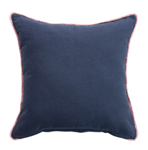 Load image into Gallery viewer, Botanical Printed Velvet Cotton Square Pillow
