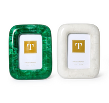 Load image into Gallery viewer, Chunky 4x6 Marble Resin Photo Frame
