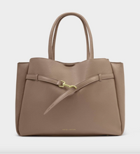 Load image into Gallery viewer, Maddie Large Work Tote Bag- Mocha

