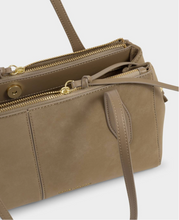 Load image into Gallery viewer, Hattie Suede Shoulder Bag-Taupe
