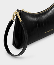 Load image into Gallery viewer, Miley Small Shoulder Bag -Black Eel
