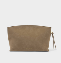 Load image into Gallery viewer, Freya Suede Clutch- Taupe
