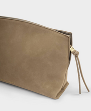 Load image into Gallery viewer, Freya Suede Clutch- Taupe
