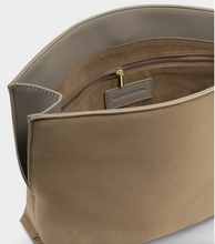 Load image into Gallery viewer, Freya Suede Clutch- Taupe
