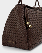 Load image into Gallery viewer, Nova Woven  Large Shoulder Bag - Brown
