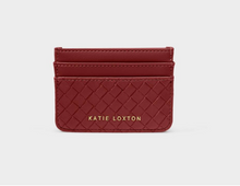 Load image into Gallery viewer, Nova Woven Cardholder- Red
