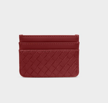 Load image into Gallery viewer, Nova Woven Cardholder- Red
