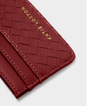 Load image into Gallery viewer, Nova Woven Cardholder- Red
