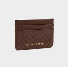 Load image into Gallery viewer, Nova Woven Cardholder- Brown
