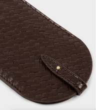 Load image into Gallery viewer, Woven Glasses Sleeve- Chocolate
