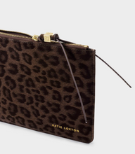 Load image into Gallery viewer, Tassel Charm Pouch - Chocolate Leopard
