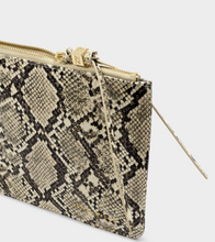 Load image into Gallery viewer, Tassel Charm Pouch - Faux Snake

