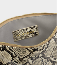 Load image into Gallery viewer, Tassel Charm Pouch - Faux Snake
