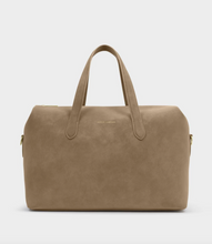Load image into Gallery viewer, Milan Woven Weekender Tote -Suede Taupe

