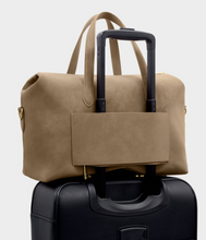 Load image into Gallery viewer, Milan Woven Weekender Tote -Suede Taupe
