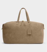 Load image into Gallery viewer, Soho Weekender Bag- Suede Taupe
