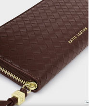 Load image into Gallery viewer, Nova Woven Large Wallet- Chocolate
