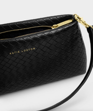 Load image into Gallery viewer, Nova Woven Shoulder Bag- Black
