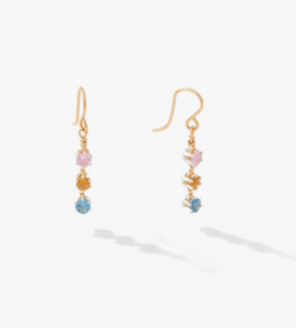 You Are My Sunshine Earrings - 3 Stones