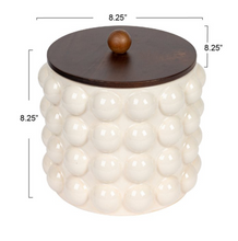 Load image into Gallery viewer, Medium Raised Dotted Canister
