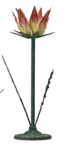 Load image into Gallery viewer, Medium Metal Floral Taper Candle Holder
