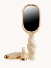 Load image into Gallery viewer, Tan Detangler Mini Hair Brush Medium Hair - Teleties

