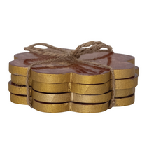 Load image into Gallery viewer, Marble Resin Gold Foil Coasters - Set of 4
