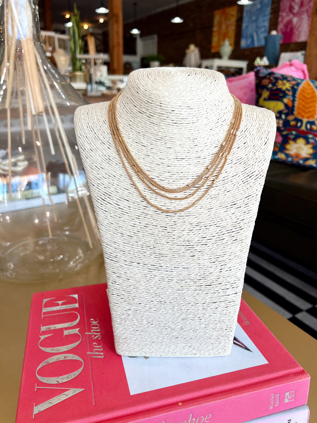 Gold Dainty 4 Layered Necklace