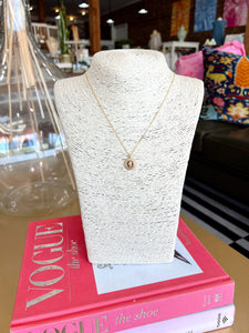 Dainty Gold Coin Pendant Necklace