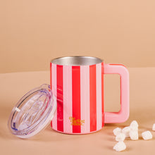 Load image into Gallery viewer, 14oz Insulated Mug - Peppermint Stripes
