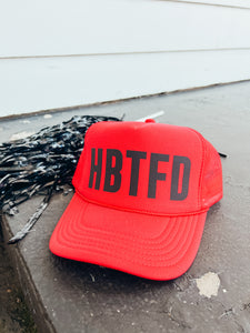 HBTFD Trucker Hat-Red
