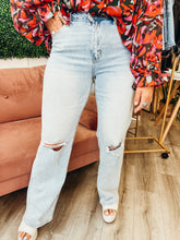 Load image into Gallery viewer, Leslie 90&#39;s Vintage Distressed Flare Denim
