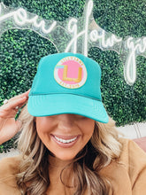 Load image into Gallery viewer, Lilly Jane Color Pop Trucker Hat-Teal
