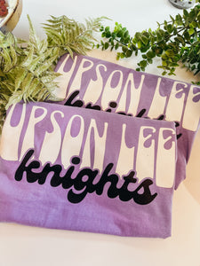 Upson Lee Knights Graphic-Lavender