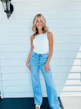 Load image into Gallery viewer, Olivia Super High Rise Wide Leg Denim
